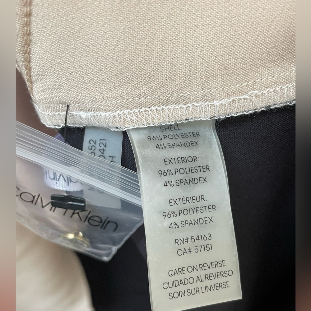 🆕 Calvin Klein CK Women's Sleeveless Colorblock Cami Camisole Blouse XL 16 - Picture 9 of 13